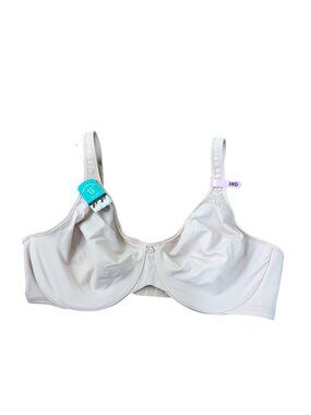 Bali Womens Minimizer Underwire Bra Size 38D Beige Smooth Shaping Supportive Fit